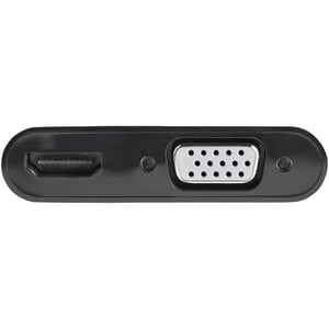 StarTech DP2VGAHD20 adapter kablowy DisplayPort HDMI + VGA (D-Sub) Czarny
