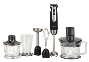 Blaupunkt HBD801BK Stabmixer, 1000 W, schwarz, transparent