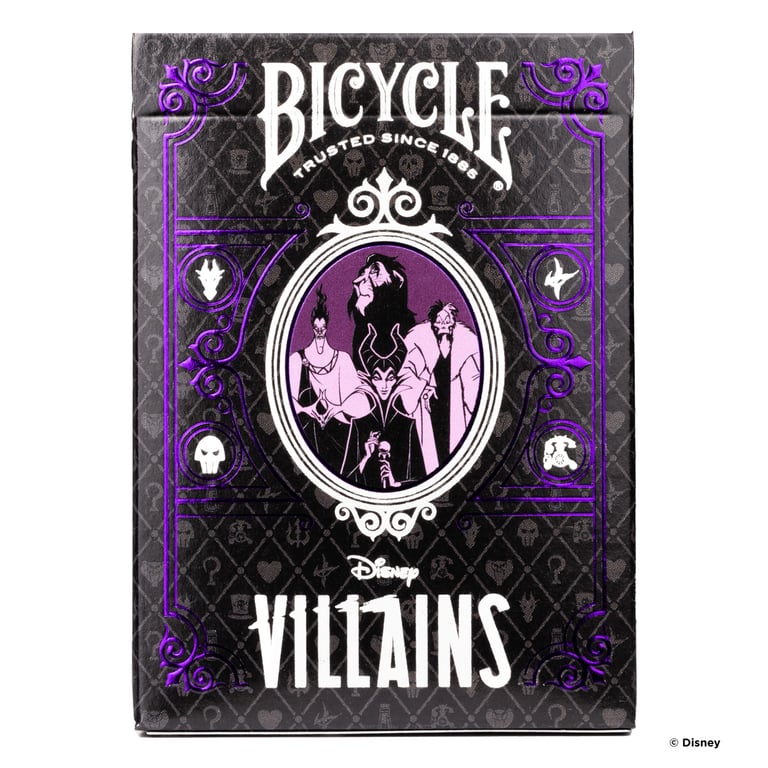 Bicycle Disney Villains karta do gry 56 szt.