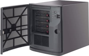 Supermicro CSE-721TQ-350B zabezpieczenia & uchwyty komputerów Mini Tower Czarny 250 W