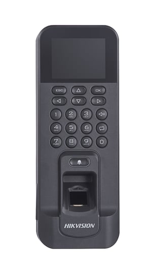 Hikvision DS-K1T804AMF Zugangskontrollleser Einfacher Zugangskontrollleser Schwarz