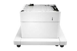 HP LaserJet-pappersmatare för 550 ark med förvaringsskåp