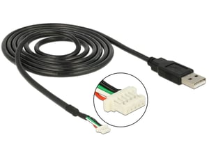 DeLOCK 95986 Camera Cable, 1.5 m, Black