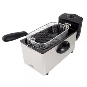 Esperanza FALAFEL Enkel 3 l Fristående 2200 W Fritös Svart, Vit