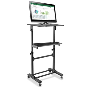 Techly ICA-TB TPM-4 Stehtisch Schwarz