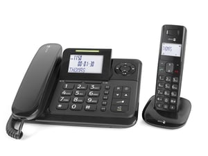 Doro Comfort 4005 Analog-/DECT-Telefon Anrufer-Name und -Identifikation Schwarz