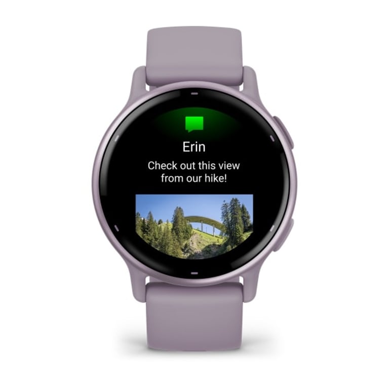 фото Смарт-годинник Garmin Vivoactive 5 Metallic Orchid Aluminum Bezel with Orchid Case and Silicone (010-02862-13/53)
