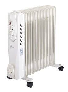 Extralink NY-25W1 2500W Electric Oil-Filled Heater, 11 fins