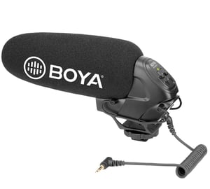 BOYA BY-BM3031 mikrofon Czarny Mikrofon do aparatu cyfrowego