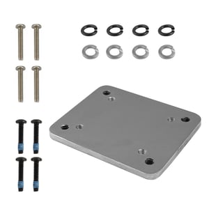 RAM Mounts RAM-202-225B-2U Mounting Kit, Silver Steel
