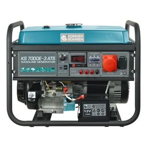 Könner & Söhnen KS 7000E-3 ATS agregat prądotwórczy 5000 W 25 l Benzynowy Czarny, Morski