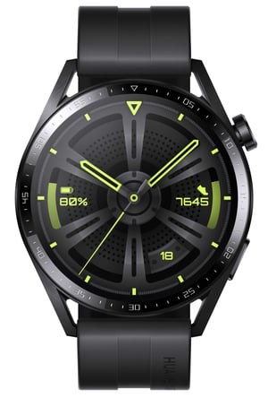 Huawei WATCH GT 3 3,63 cm (1.43") AMOLED 46 mm Cyfrowy 466 x 466 px Ekran dotykowy Czarny GPS
