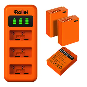 Rollei 20084 Battery Charger for Digital Camera USB Battery
