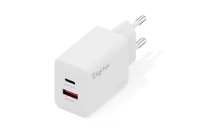 Digitus Netzladegerät 20 W | 1x USB-C, 1x USB-A | PD 3.0, QC 3.0 | Weiß