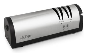 Lauben LBKSMKS4700SA knivslipare Elektrisk knivslipare Svart, Rostfritt stål