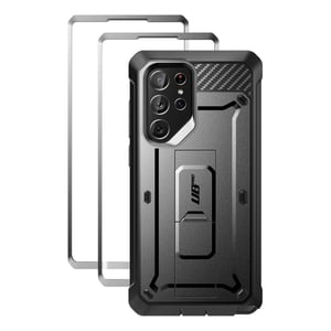 Supcase Galaxy S22 Ultra Unicorn Beetle PRO Screen Protector Case-Black