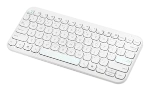 ASUS Marshmallow Keyboard KW100 klawiatura Dom Bluetooth QWERTY Amerykański międzynarodowy Beżowy