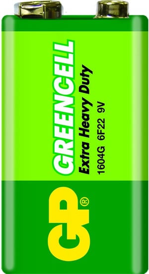 GP Batteries Greencell 9V Jednorazowa bateria Chlorek cynku