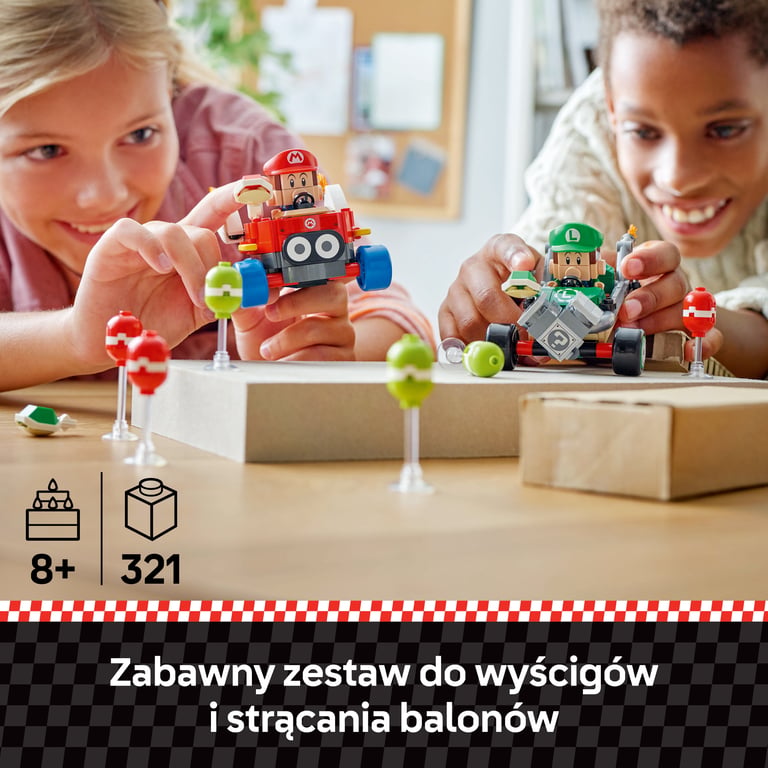 LEGO Super Mario Mario Kart™ – Baby Mario kontra Baby Luigi
