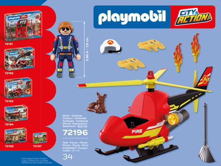 Playmobil Feuerwehr-Helikopter