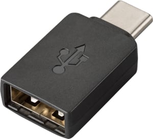 POLY 209505-01 USB-Type C to USB-Type A Adapter, Black