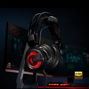XPG PRECOG Kopfhörer/Headset, kabelgebunden, Kopfbügel, Gaming, USB Typ C, schwarz