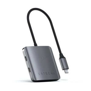 Satechi ST-UC4PHM huby i koncentratory USB 3.2 Gen 1 (3.1 Gen 1) Type-C 5000 Mbit/s Szary