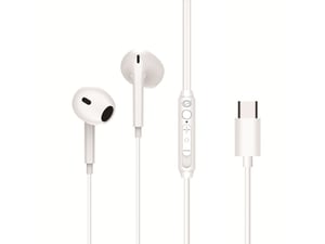 Conceptronic BRENDAN02W Headphones/Headset Wired In-Ear Calls/Music USB Type-C White