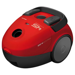 Sencor SVC 45RD-EUE3 Vacuum Cleaner, 1.5 L, Cylinder, Dry, 850 W, Dust Bag