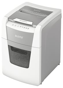 Leitz 80120000 dokumentförstörare, mikroskärning, 55 dB, 22 cm, grå, vit