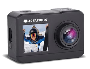 AgfaPhoto Action Cam aparat do fotografii sportowej 16 MP 2K Ultra HD CMOS Wi-Fi 58 g