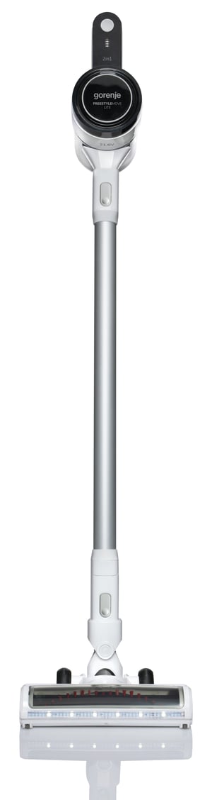 Gorenje SVC216FMLW Pionowy odkurzacz Bateria Suchy HEPA Bez worka 0,5 l 135 W Czarny, Biały