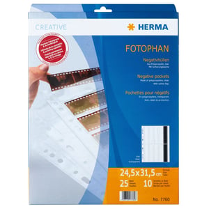 HERMA 7760 förvaringsbox för negativ/dias Antal sidor för negativ: 25 sidor
