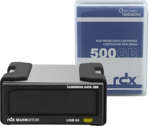 Tandberg Data 8863-RDX lagringsenhet för säkerhetskopiering Lagringsdisk RDX-kassett 500 GB
