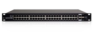Ubiquiti ES-48-500W nätverksswitch, hanterad L2/L3 Gigabit Ethernet (10/100/1000), stöd för PoE, 1U, svart