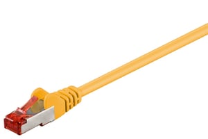 Goobay 68301 kabel sieciowy Żółty 2 m Cat6 S/FTP (S-STP)