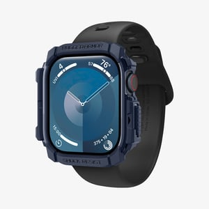 Spigen Rugged Armor Etui Granatowy (marynarski) Termoplastyczne elastomery poliuretanowe (TPU)