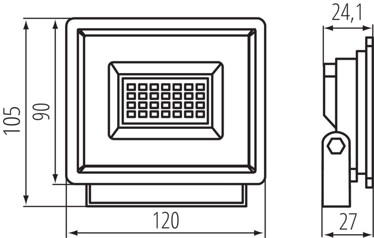 Kanlux S.A. 31391 oświetlenie zewnętrzne LED 20 W F