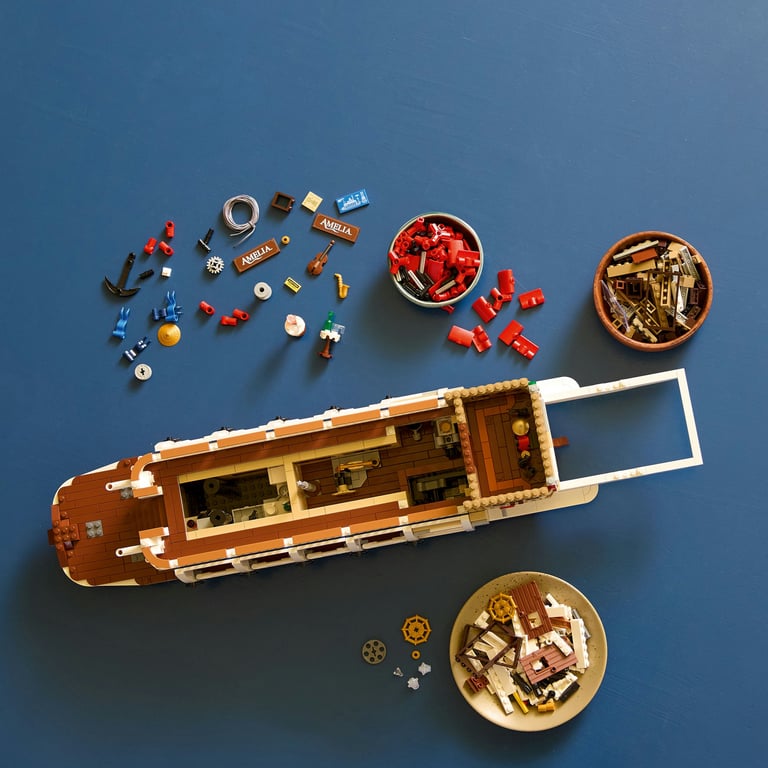 фото Блоковий конструктор LEGO Ideas Річковий пароплав (21356)