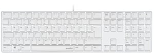 SPEEDLINK SL-640010 Office USB Keyboard, German, White