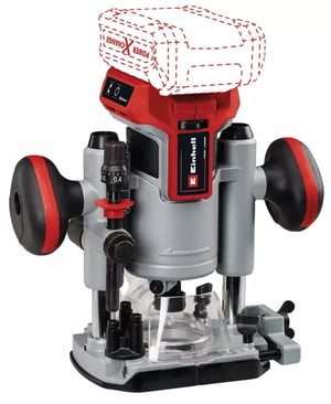 Einhell 4350411 frezarka/trymer Czarny, Czerwony, Srebrny 10000 RPM