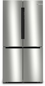 Bosch Serie 4 KFN96APEA beidseitig zu öffnender Kühl-Gefrierschrank, freistehend, 605 l, Edelstahl