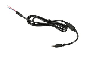Extralink Kabel zasilający prosty DC JACK 5.5/2.1mm 1m