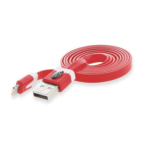 Savio CL-74 kabel Lightning 1 m Czerwony