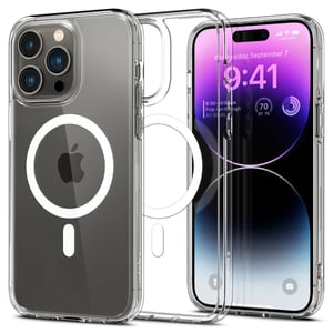 Spigen ACS04825 pokrowiec na telefon komórkowy 17 cm (6.7") Przezroczysty, Biały