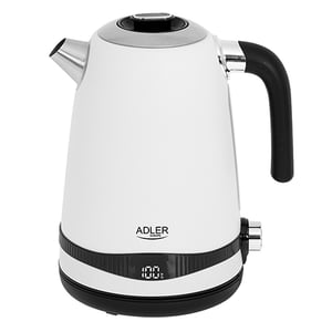 Adler AD 1295w Electric Kettle, 1.7 L, 2200 W, Black, White