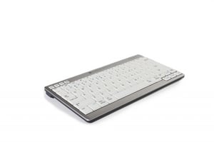 BakkerElkhuizen UltraBoard 950 Trådlöst RF-tangentbord, QWERTY, brittisk engelska, grå, vit