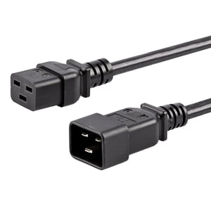 StarTech PXTC19201410 Power Cable, Black, 3 m, C19 to C20