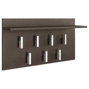 Topeshop WIESZAK 2F WENGE klädhängare
