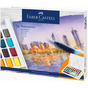 Faber-Castell 169736 Wasserfarben „Wielo Paleta“, 36 Stück